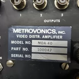 100042 METRONICS Metrovonics Video Distribution Amplifier #2