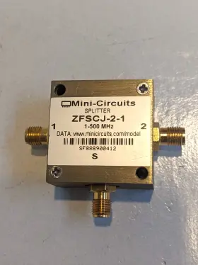 Mini - Circuits Zfscj21 - 2 Way- 180 Degrees Splitter/combiner Part Number Zfscj-2-1
