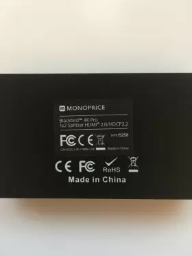15258 MONOPRICE Blackbird Pro Splitter Hdmi Hdcp #3