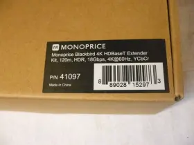 15782 MONOPRICE Blackbird Hdbaset Receiver Splitter