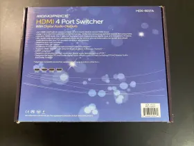 HDX-401TA MONOPRICE Port Hdmi Audio Video Switcher