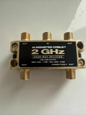 050644415418 MONSTER Cable Ultra Video Splitter Tv Devices