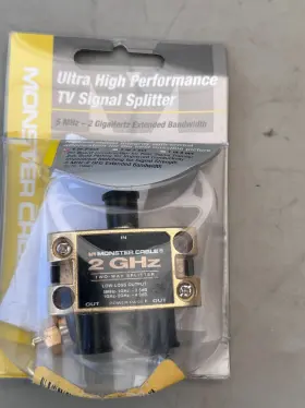 156921 MONSTER Cable Ultra High Performance Tv Signal
