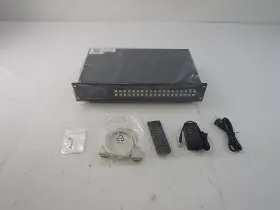 Mt-viki Zsnq6c Mt-viki 16x16 4k Hdmi Matrix Rack Mount Switcher And Splitter Black