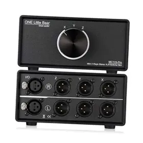 GFJ721-3M NOBSOUND Xlr Audio Switch Balanced Converter Stereo