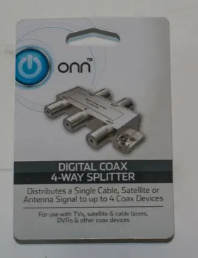 ONA17AV012V ONN Pro Digital Splitter