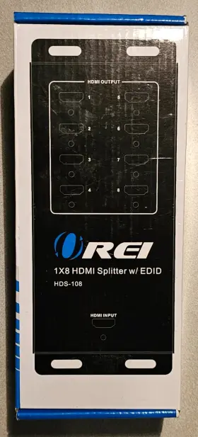 683258999809 OREI Hdmi Splitter Gbps Suport Supported