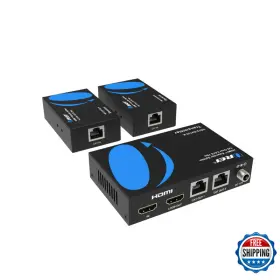 Orei B08kyfr1kk 1x2 Hdmi Extender Splitter Over Single Cat6/7 Cable Uncompressed 1080p