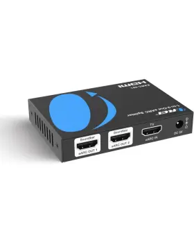 Orei Earc-201 1-in-2-out Earc Splitter Hdmi Arc/earc Audio Extractor Dolby Atmos