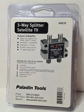9670 PALADIN TOOLS Splitter Satellite Digital Tv #2