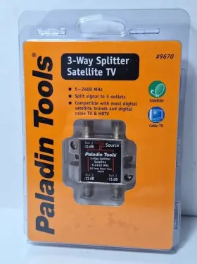 9670 PALADIN TOOLS Splitter Satellite Digital Tv