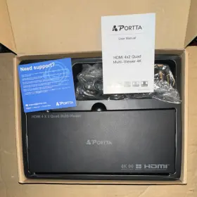 H4MV0203 PORTTA Hdmi Quad Viewer Splitter