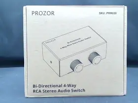 PRR030 PROZOR Directional Splitter Rca Switch Volume Control