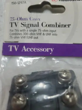 10-2291 RADIOSHACK Signal Separator Combiner Splitter Uhf Vhf