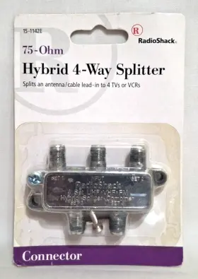 15-1142E RADIOSHACK Splitter Vcr Cable Antenna