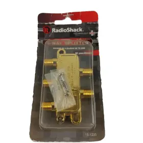15-1235 RADIOSHACK Splitter Coaxial Tv Cable Adapter