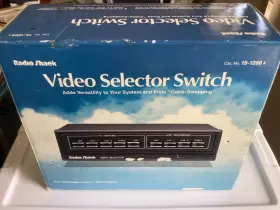 15-1266A RADIOSHACK Radio Video Selector Switch