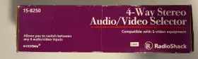 15-8250 RADIOSHACK Stereo Audio Video Selector Switch #2