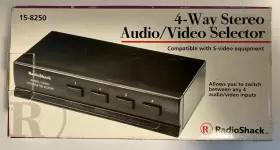 15-8250 RADIOSHACK Stereo Audio Video Selector Switch