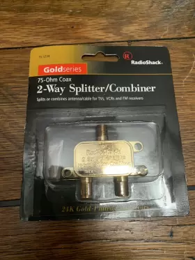 151234 RADIOSHACK Hybrid Coax Cable Splitter