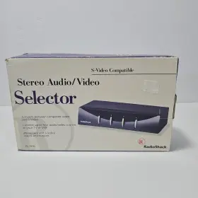 151976 RADIOSHACK Video Stereo Audio Selector Nos
