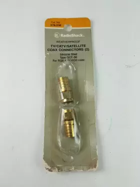 278-236 RADIOSHACK Tv Catv Satellite Coax Connectors