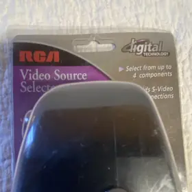 Rca Pwp911 4-way Video Source Selector S-video Outputs For Dvd Vcr Camcorder Games