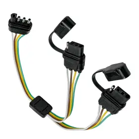 Rdxcv Rdxcv-8598wy 4 Way Y-splitter Plug Pin And Play Extension Harness Wiring Adapter Wit
