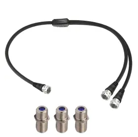 Tan-f-jjj-v REDYUTOU Cable Splitter Internet Tv Combiner Male