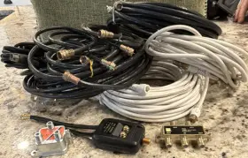 Regal Gemini Rs2dgv6 Coaxial Cables 2-way 4-way Cv62 Splitters He-828 Filter