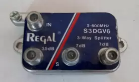 S3DGV6 REGAL Splitter Coaxial