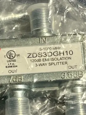 ZDSB3DGH10 REGAL Splitter Screws Cable #2