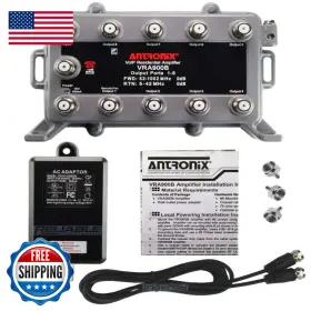 Reliable Cable Products B08brk51nj 9 Port Bi-directional Tv Splitter Signal