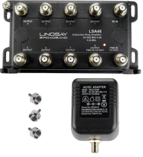 LSA48 RELIABLE CABLE PRODUCTS Tv Antenna Signal Splitter