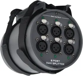 DP06 ROCKDJ Isolated Dmx Splitter Branch Amplifier