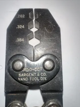 3150-CCT SARGENT CO Crimping Tool Div #2