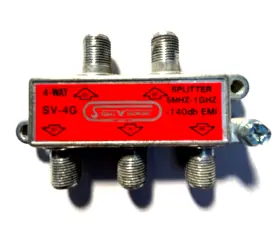 SV-4G SIGNAL VISION Rf Coax Splitters
