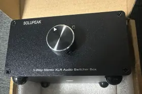 X103 SOLUPEAK Xlr Balanced Audio Switch Box Stereo Converter