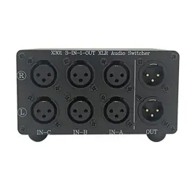 X301 SOLUPEAK Xlr Stereo Audio Switch Box Balanced Converter #3