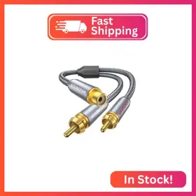 SOUNDFAM-RCA-Y-SPLITTER-1F-2M SOUNDFAM Female Male Phono Ada