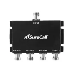 Surecall Sc-wc-4 Sure Call 698-2700mhz Full Band 4-way Splitter N-fem