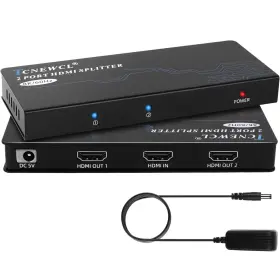HS221T TCNEWCL Hdmi Splitter Duplicator Edid Vrr