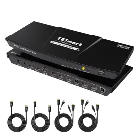 HKS202-E23-USBK TESMART Hdmi Kvm Switch Computers Usb Dual