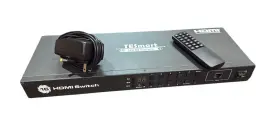 HSW1601A10 TESMART Hdmi Switch Remote Power Adapter Lan