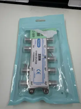 2208 TKCHAX Coaxial Splitter Power Connectivity
