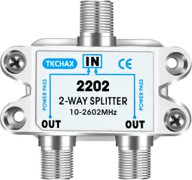 313097413425 TKCHAX Coaxial Cable Splitter