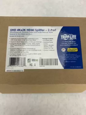 B118-002-UHD TRIPP LITE Hdmi Splitter Ultra Video Audio #3