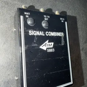Tru-spec 5883 Signal Combiner Model Ant In To Tv Set Ch-3 And