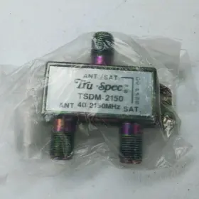 Tru-spec Tsdm-2150 New Lot Of 2 Tru-spec 40-2150mhz Splitter