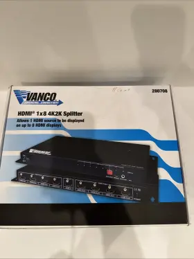 280708 VANCO Hdmi Splitter Allows Displayed Up